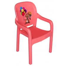Scaunel cu brate pentru copii RAKI ELITE 39,5x36x65cm roz