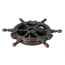 Scrumiera antivant metalica RAKI finisaj cupru