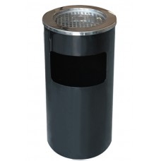 RAKI Cos gunoi exterior cu scrumiera 30xh65cm 45l negru