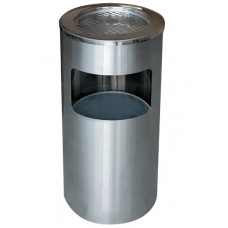 RAKI Cos gunoi exterior cu scrumiera 30xh65cm 45l