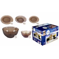 Serviciu de masa DURALEX seria BEAU RIVAGE CREOLE 19+1 piese MN010242