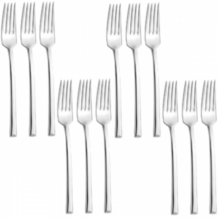 Set 12 furculite grosime 3,5mm INOXRIV MEDEA MN0118213-3