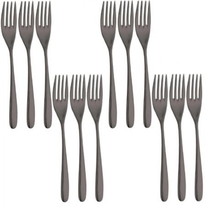Set 12 furculite grosime 3,5mm INOXRIV NOVECENTO TITANIUM MN0118236-3