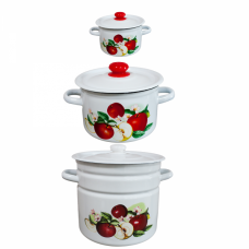 RAKI AROMATNAI Set 3 oale emailate 3L, 5,5L, 9L