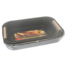 Set 3 tavi emailate RAKI 32x22xh7cm, 36x24xh7cm, 40x26xh7cm