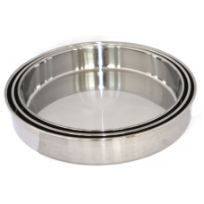 Set 3 tavi cuptor din inox RAKI 28cm, 32cm, 36cm