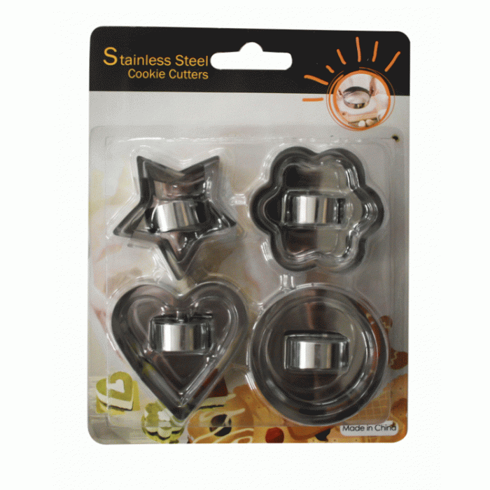 Set 4 forme inox copt prajituri RAKI MN01981082