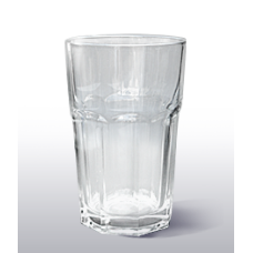 Set 6 pahare sticla AMERIKA 245ml MN011162