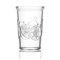Set 6 pahare sticla FRUTTA 200cc h100xd67mm MN0159225