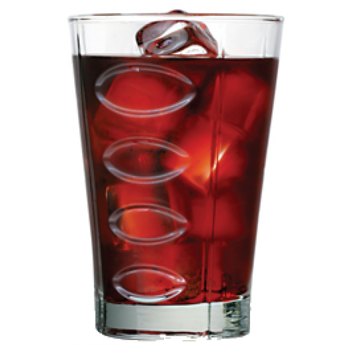 Set 6 pahare sticla whisky ARTEMIS 390cc h126xd85mm MN015887