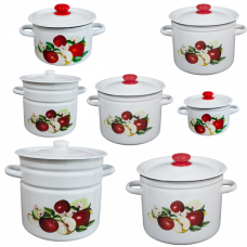 RAKI AROMATNAI Set 7 oale emailate 2L, 3L, 4,5L, 5,5L, 7L, 9L, 12L
