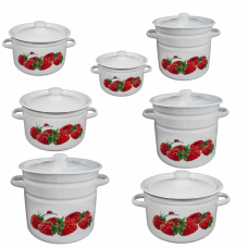 RAKI MALINA Set 7 oale emailate 2L, 3L, 4,5L, 5,5L, 7L, 9L, 12L