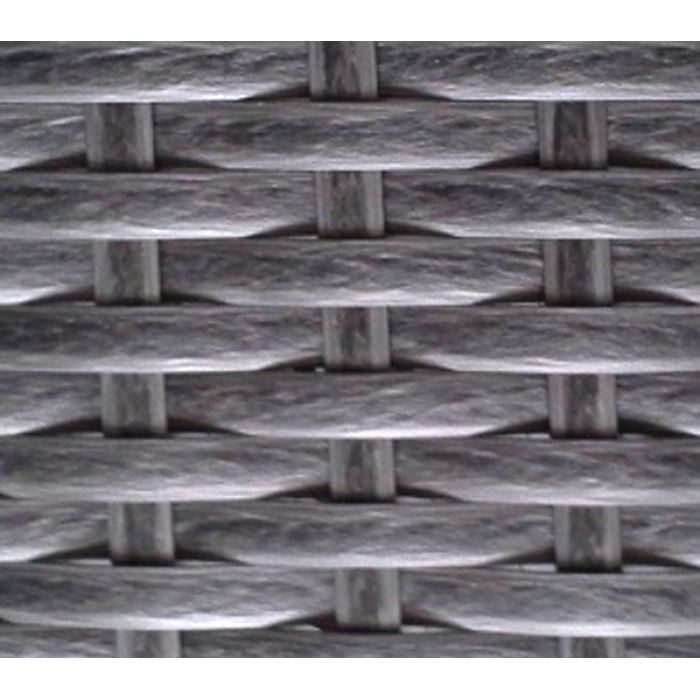 Set mobilier terasa,gradina KALINA PARA din ratan 4 piese masa, canapea si 2 scaune cu brate culoare gri