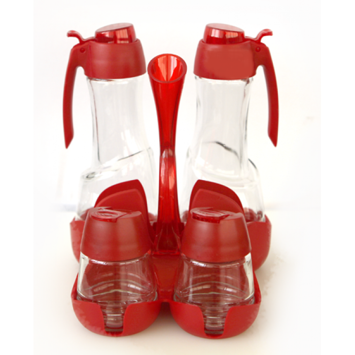 Set oliviera 4 piese M-152070 culoare rosie MN015459
