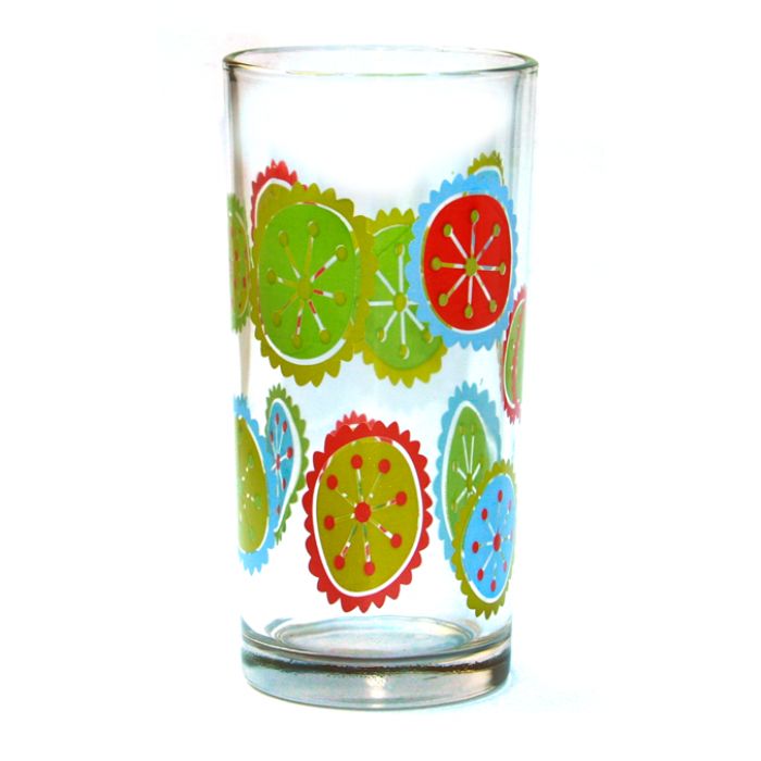 Set pahare 6 buc cu décor MN011103 bauturi racoritoare