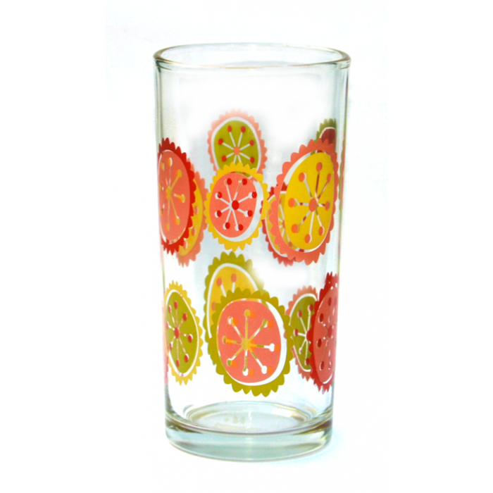 Set pahare 6 buc cu décor MN011105 bauturi racoritoare