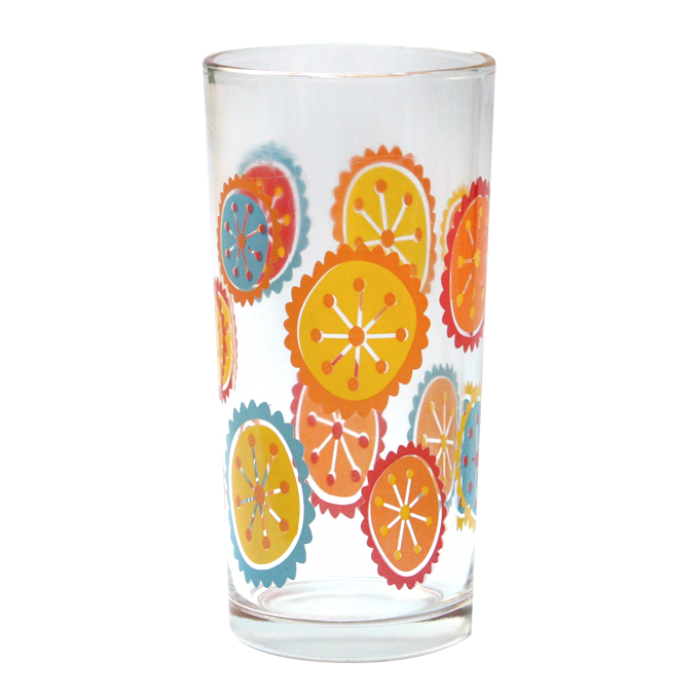 Set pahare 6 buc cu décor MN011106 bauturi racoritoare