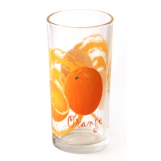 Set pahare 6 buc cu décor ORANGE MN011104 bauturi racoritoare