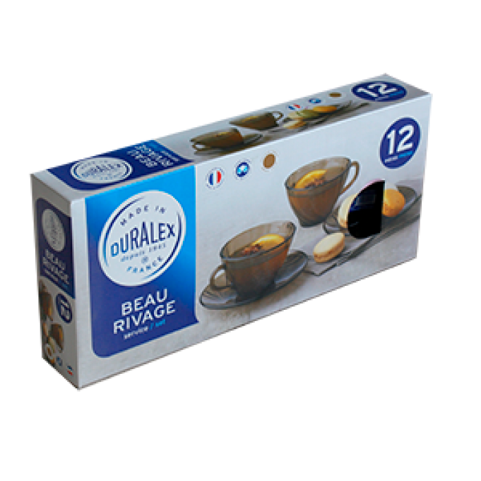 Set service cafea DURALEX seria BEAU RIVAGE CREOLE MN010239 set 12 piese