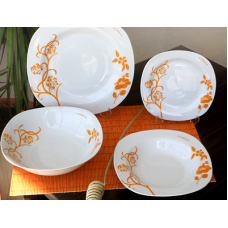 Set serviciu masa din portelan 19 piese, MN012726