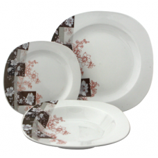 Set serviciu masa portelan 18 piese, MN012717