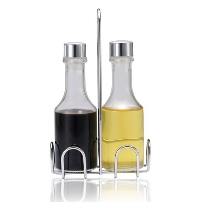 Set ulei masline si otet EKO LINE 2 piese suport inox N-8051 MN010639