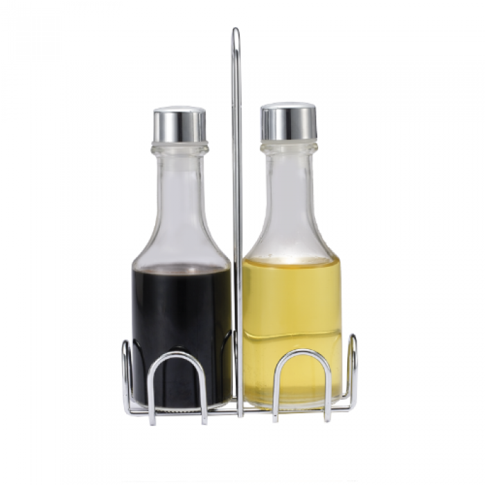 Set ulei masline si otet EKO LINE 2 piese suport inox N-8051 MN010639