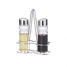 Set ulei masline si otet MODERN LINE 2 piese suport inox N-410-2 MN010637