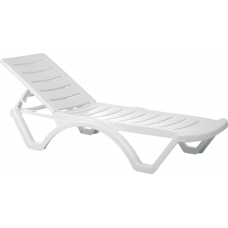 Sezlong RAKI AQUA culoare alba 187x50xh30cm