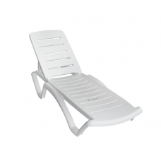 Sezlong plaja RAKI ELITE 190x66x33cm din plastic