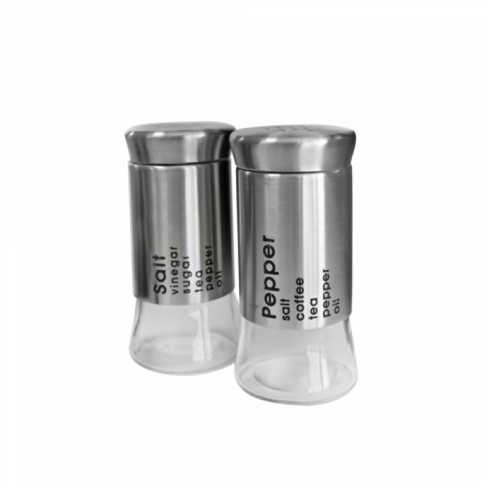 Solnita si pipernita cu capac crom RAKI 150ml fiecare