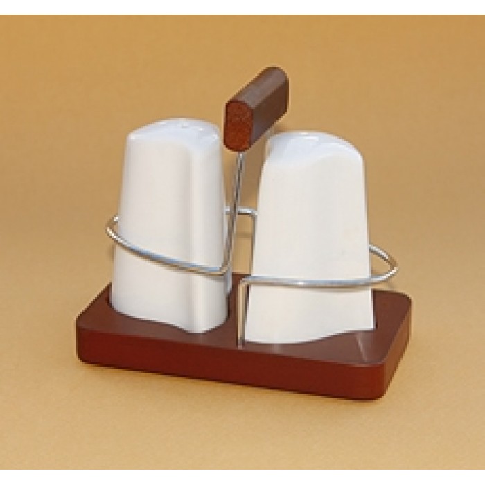 Solnita si pipernita din portelan cu suport MN014910