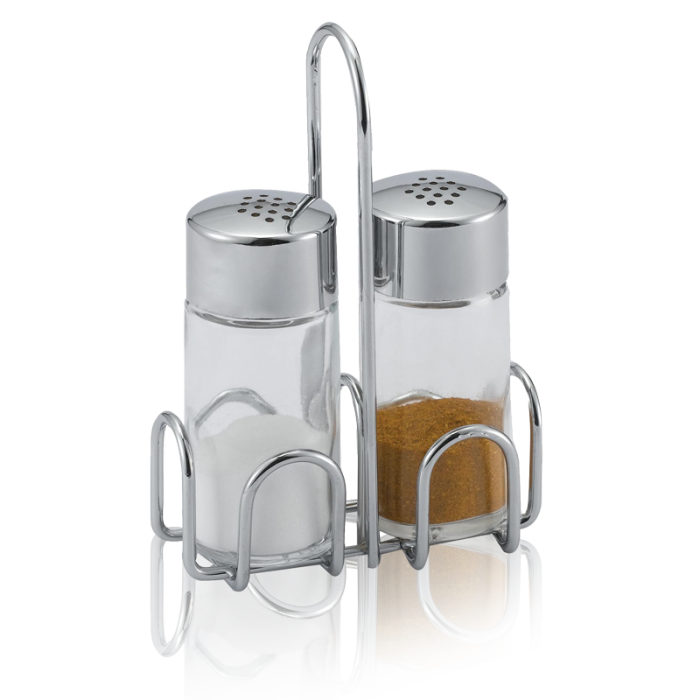 Solnita si pipernita EKO LINE set 2 piese suport inox N-8050 MN010634