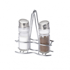 Solnita si pipernita MODERN LINE set 2 piese suport inox N-402 MN010649