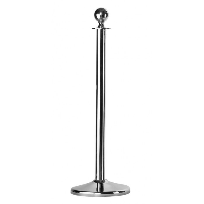 Stalp ghidare, delimitare, bariere pietonale RAKI h100cm crom