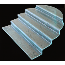 Stand expunere si servire 5 nivele RAKI din sticla 45x51cm neagra MN0103110