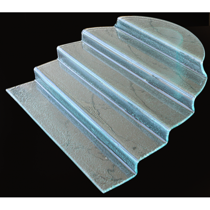 Stand expunere si servire 5 nivele RAKI din sticla 45x51cm neagra MN0103110