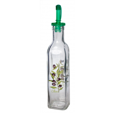 Sticla patrata pentru ulei RAKI 250ml cu picurator