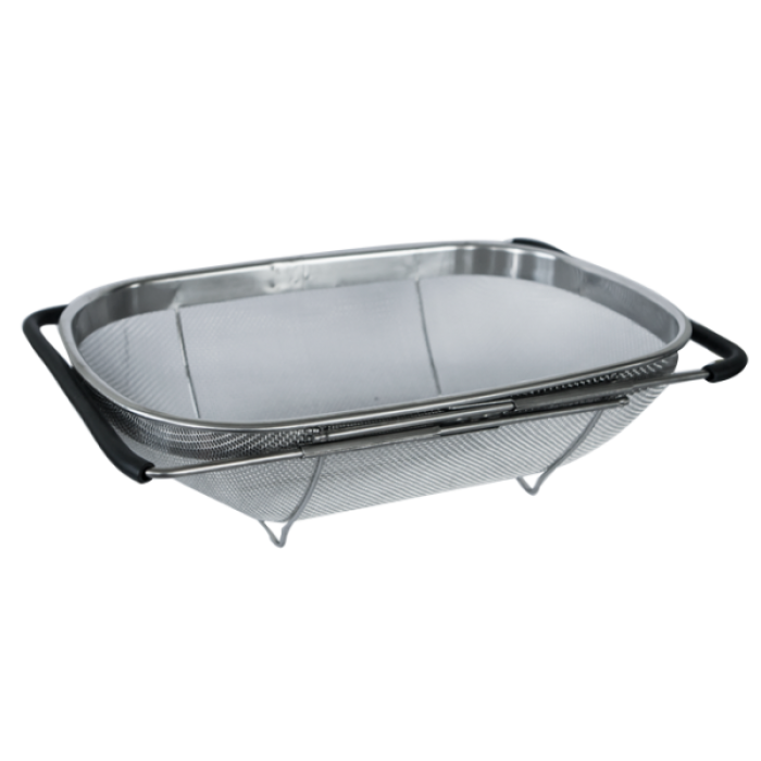 Strecuratoare din inox dreptunghiulara cu suport 34x23,5cm MN0198666