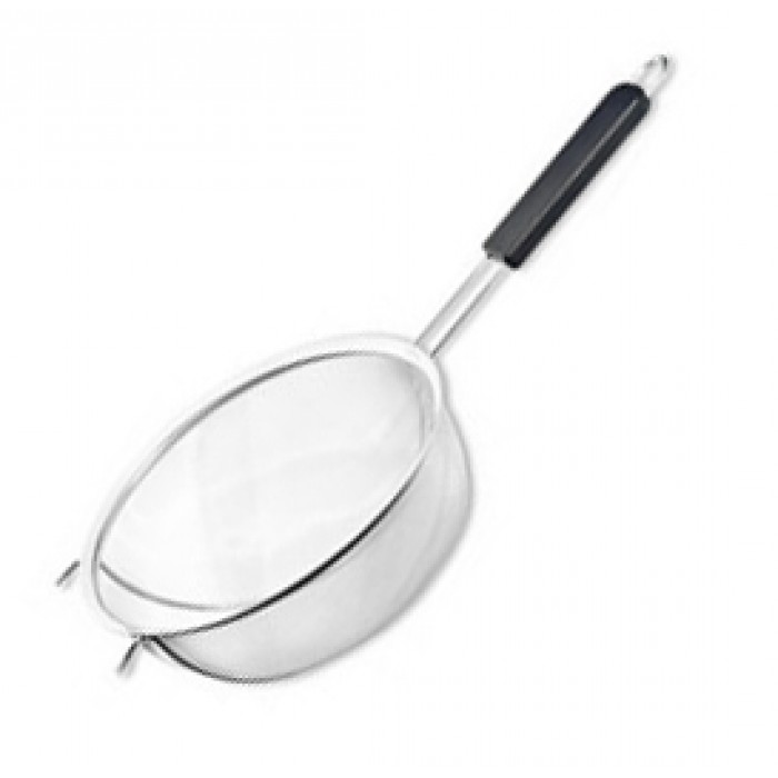 Strecuratoare sita inox RAKI PROFI cu maner negru 30 cm MN0191824