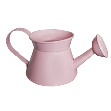 Stropitoare flori metalica decorativa FERONYA 2 l culoare roz MN011644