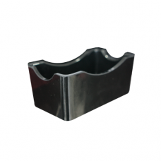 Suport dreptunghiular melamina pliculete zahar, RAKI, 12x6,5xh5cm, negru
