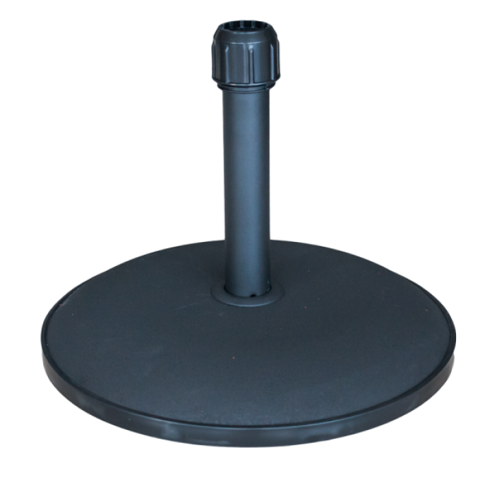 Suport rotund umbrela soare 15kg culoare neagra MN016637
