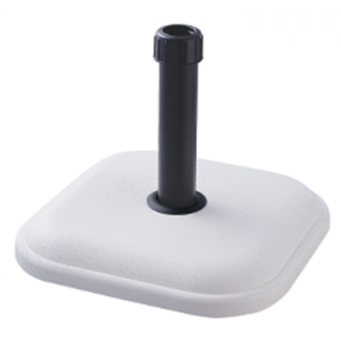 Suport,baza patrata umbrela soare 11kg culoare alba MN016673