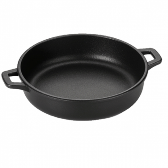 Cratita pentru copt rotunda ANTIK ARS 24xh6,5cm cu manere, aluminiu, strat antiaderent