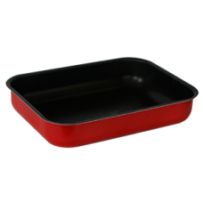 Tava cuptor cu strat antiaderent RAKI FRIGERELLA RED, 30x22xh6cm, aluminiu, rosie