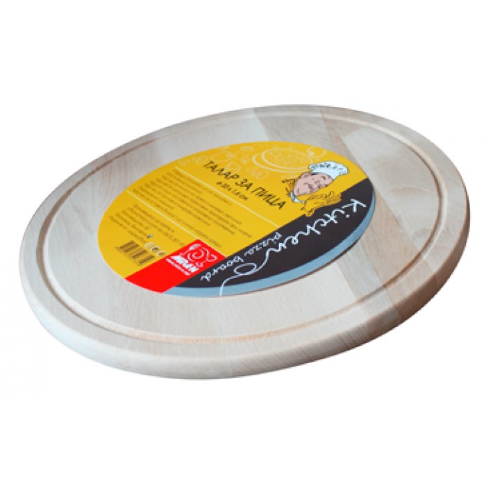 Tava servire pizza RAKI 31x1,6cm din lemn