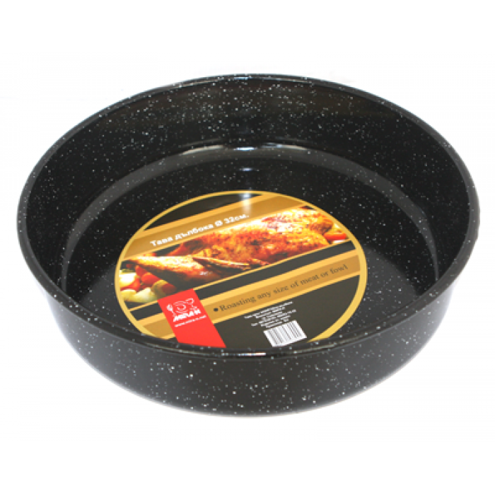 Tava emailata rotunda adanca RAKI 36xh8cm