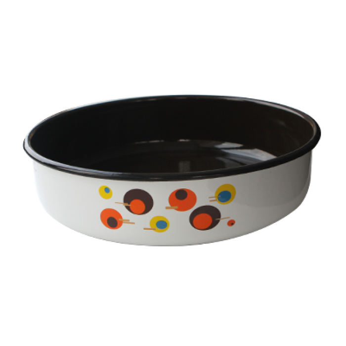 Tava emailata rotunda RAKI Circle D32xh8cm