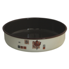 Tava emailata rotunda RAKI Rustica D32xh8cm